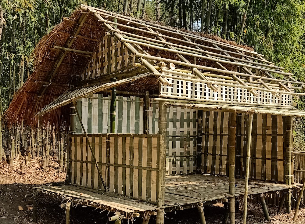 Bamboo hut